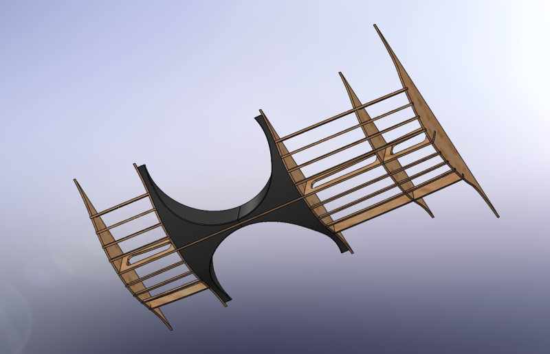 Polikarpov I 16 Rata 2480 mm Spw. - Holz-​Bausatz cnc lasercut